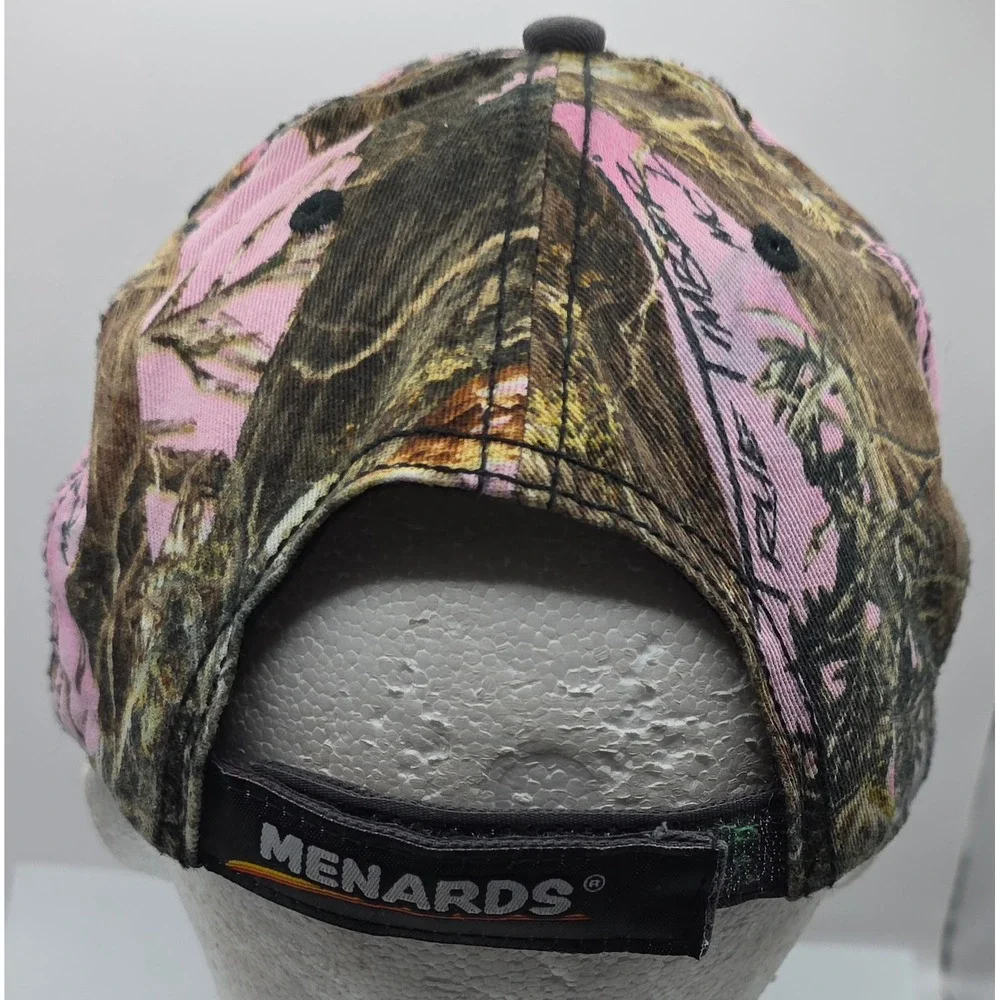 Menards Pink Camo Hat Cap Women's Logo Strapback‎ Camouflage